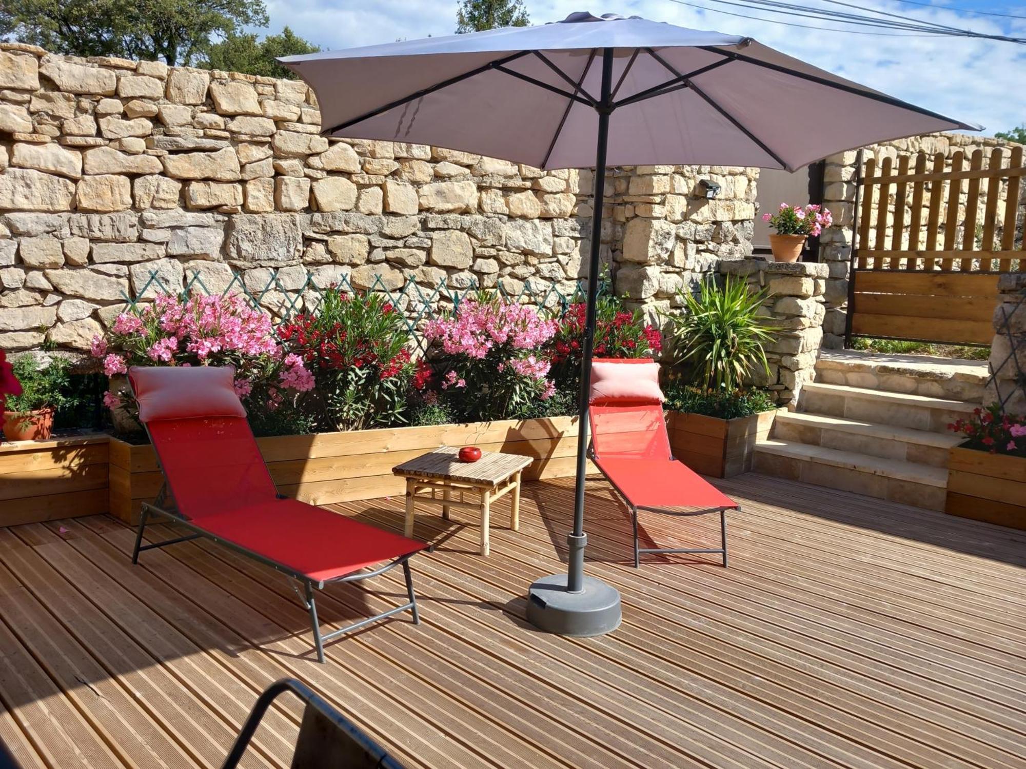 Chez Daniele Chambre Avec Jacuzzi Et Terrasse Privee Murs Kültér fotó